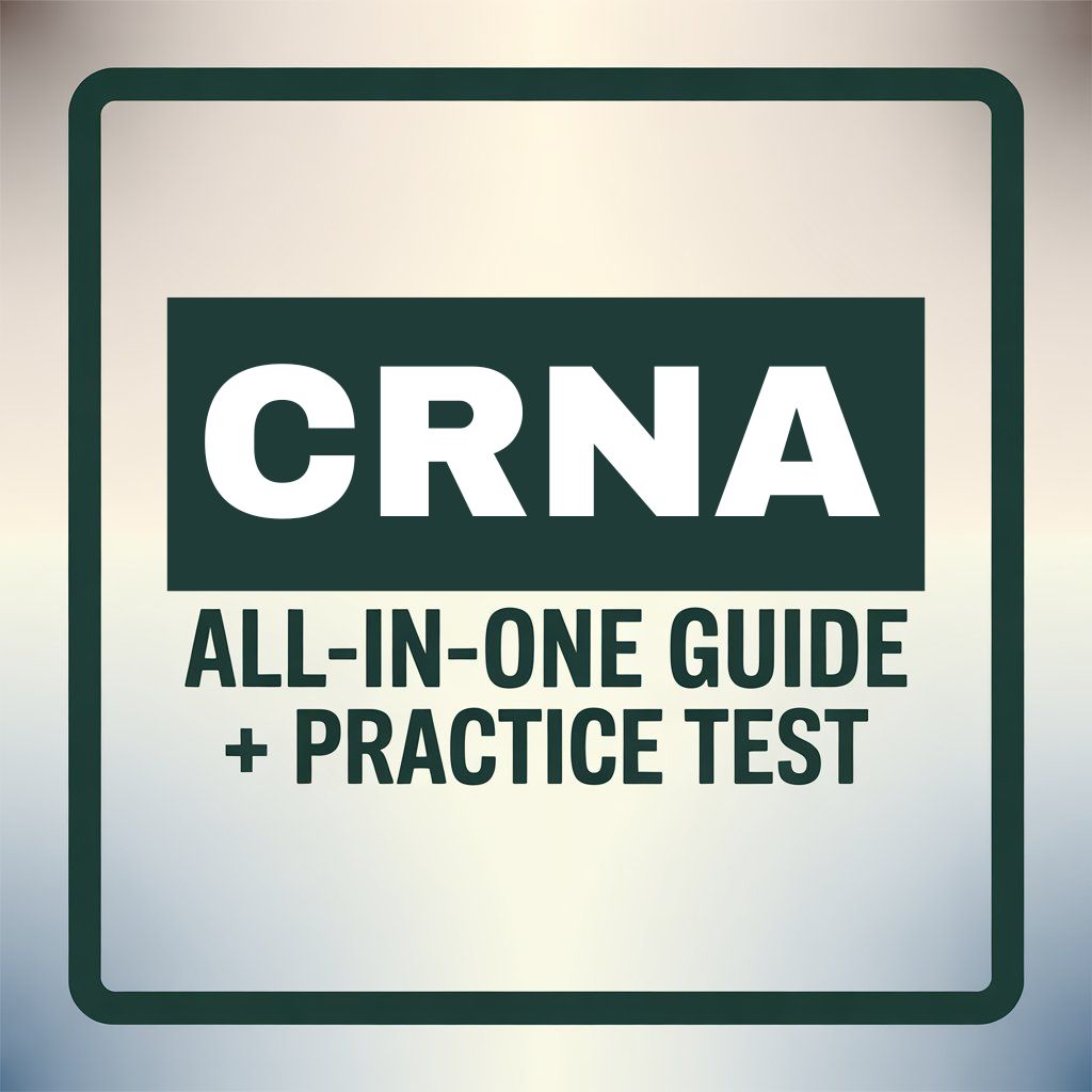 "CRNA" Study Guide: All-In-One Guide + 4 Exam Practice Test (2200 Questions), Latest for "Certified Registered Nurse Anesthetist (CRNA)", "National (NBCRNA)"