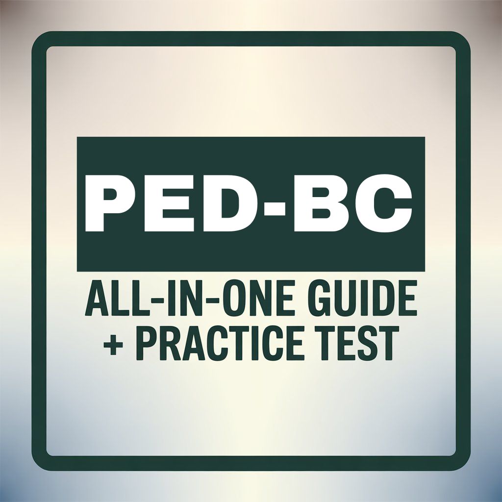 "PED-BC" Study Guide: All-In-One Guide + 4 Exam Practice Test (2200 Questions), Latest for "Pediatric Nursing (PED-BC)", "(ANCC)"